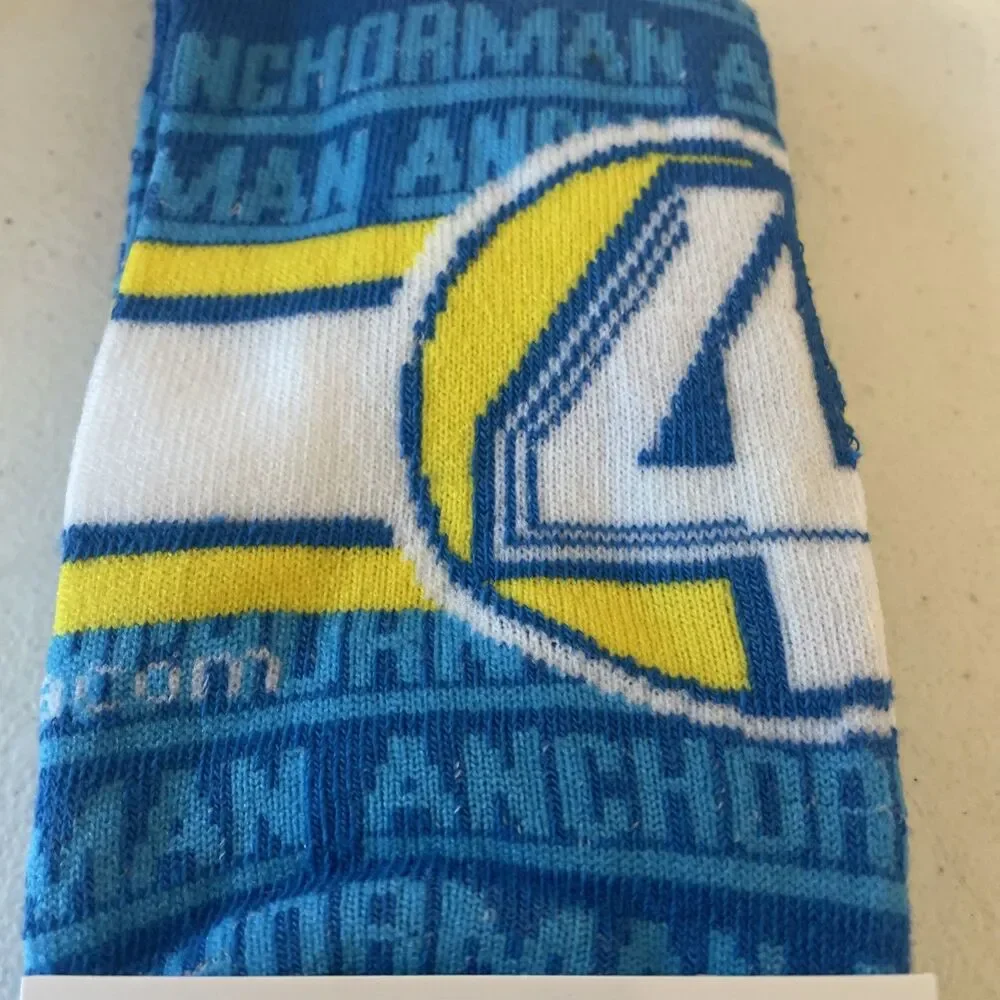 New Anchorman  Ron Socks Size 6-12 Novelty